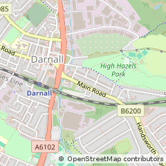 Map of Sheffield