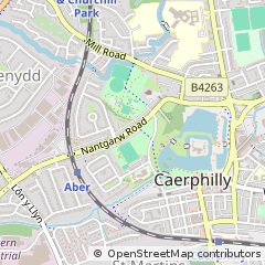 Map of Caerphilly