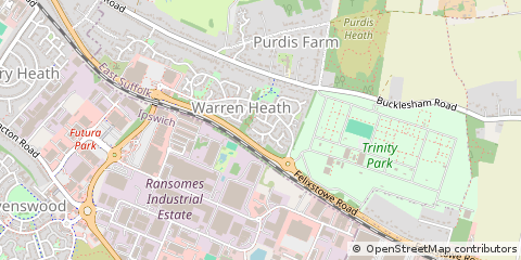 Map of Ipswich