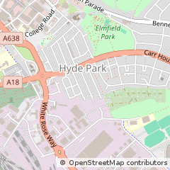 Map of Doncaster