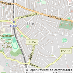 Map of Altrincham