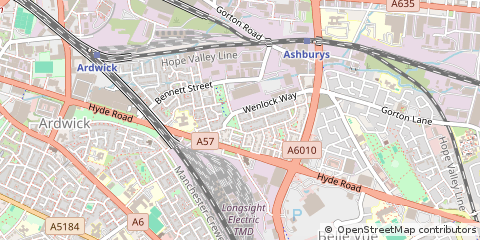 Map of Manchester