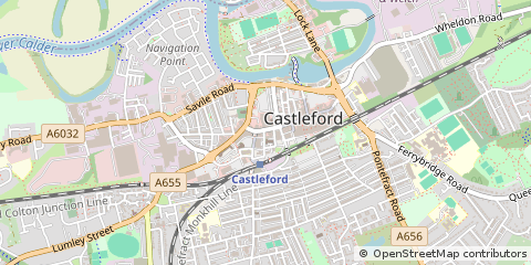 Map of West Yorkshire