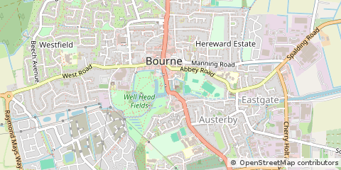 Map of Bourne
