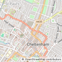 Map of Cheltenham