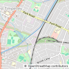 Map of Altrincham, Cheshire