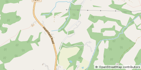 Map of Cross in Hand, East Sussex