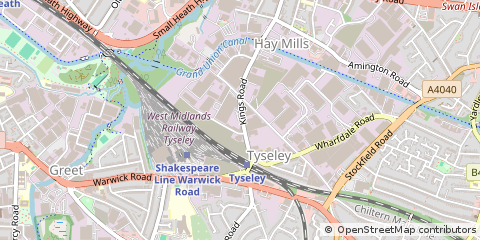 Map of Birmingham