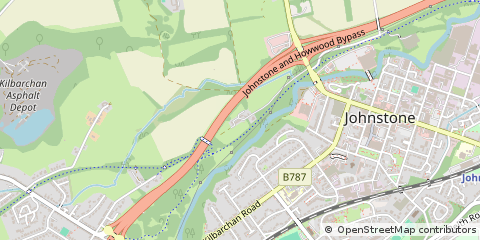 Map of Johnstone, Renfrewshire
