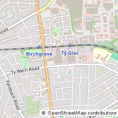 Map of Cardiff