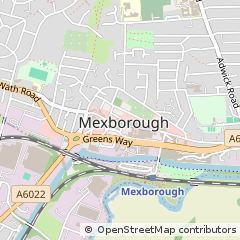 Map of Mexborough, South Yorkshire