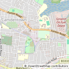 Map of Gosport, Hampshire
