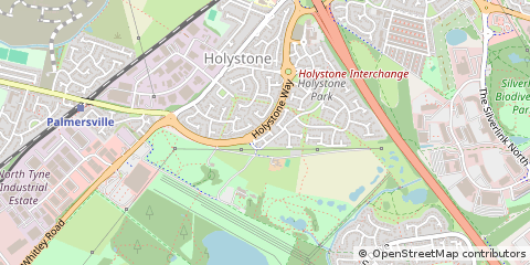 Map of Newcastle Upon Tyne