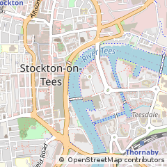 Map of Stockton-on-Tees