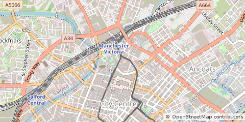 Map of Manchester