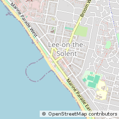 Map of LEE-on-the-Solent