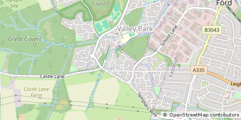Map of Eastleigh