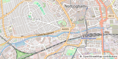 Map of Nottingham