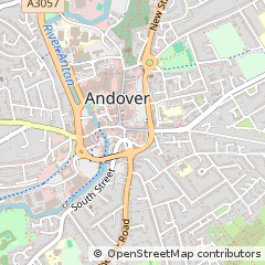 Map of Andover, Hampshire