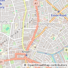 Map of Islington, London