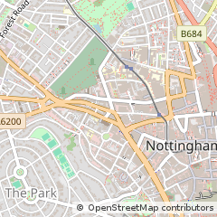 Map of Nottingham
