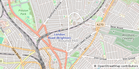 Map of Brighton