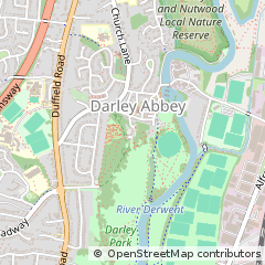 Map of Derby, Derbyshire