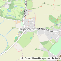 Map of Sawbridgeworth, Hertfordshire