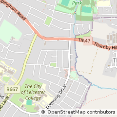 Map of Leicester