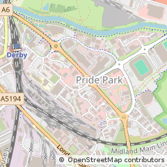 Map of Derby