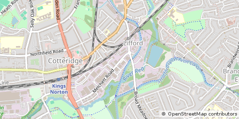Map of Birmingham, West Midlands