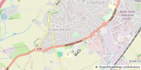 Map of Bromsgrove