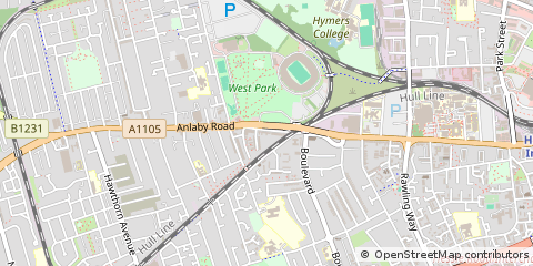 Map of Hull