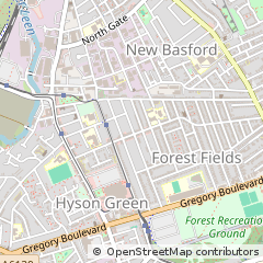 Map of Nottingham