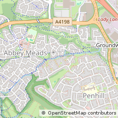 Map of Swindon