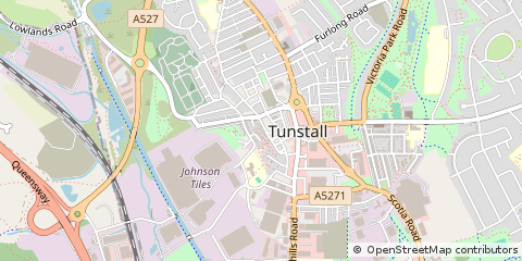 Map of Stoke-on-Trent
