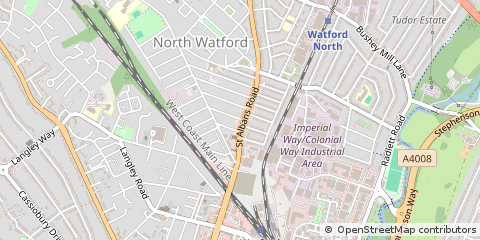 Map of Watford
