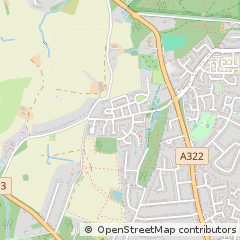 Map of Guildford, Surrey