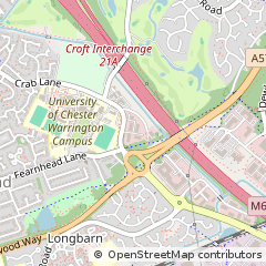 Map of Warrington