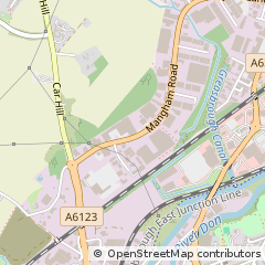 Map of Rotherham