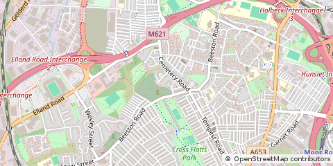 Map of Leeds