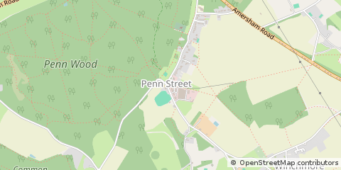 Map of Penn Street, Bucks