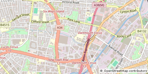 Map of Birmingham