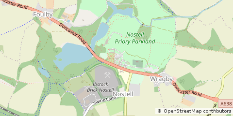 Map of Wakefield, West Yorkshire