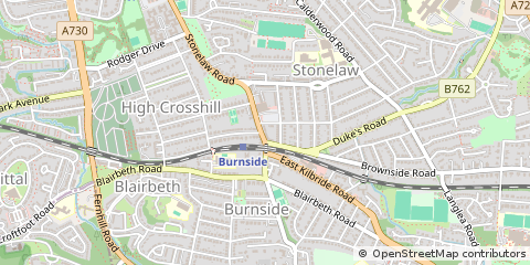 Map of Glasgow