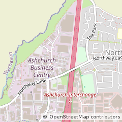 Map of Tewkesbury, Gloucestershire