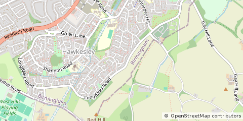 Map of Birmingham