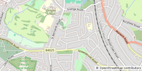 Map of Solihull