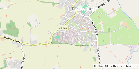 Map of Pucklechurch, Bristol