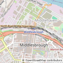 Map of Middlesbrough